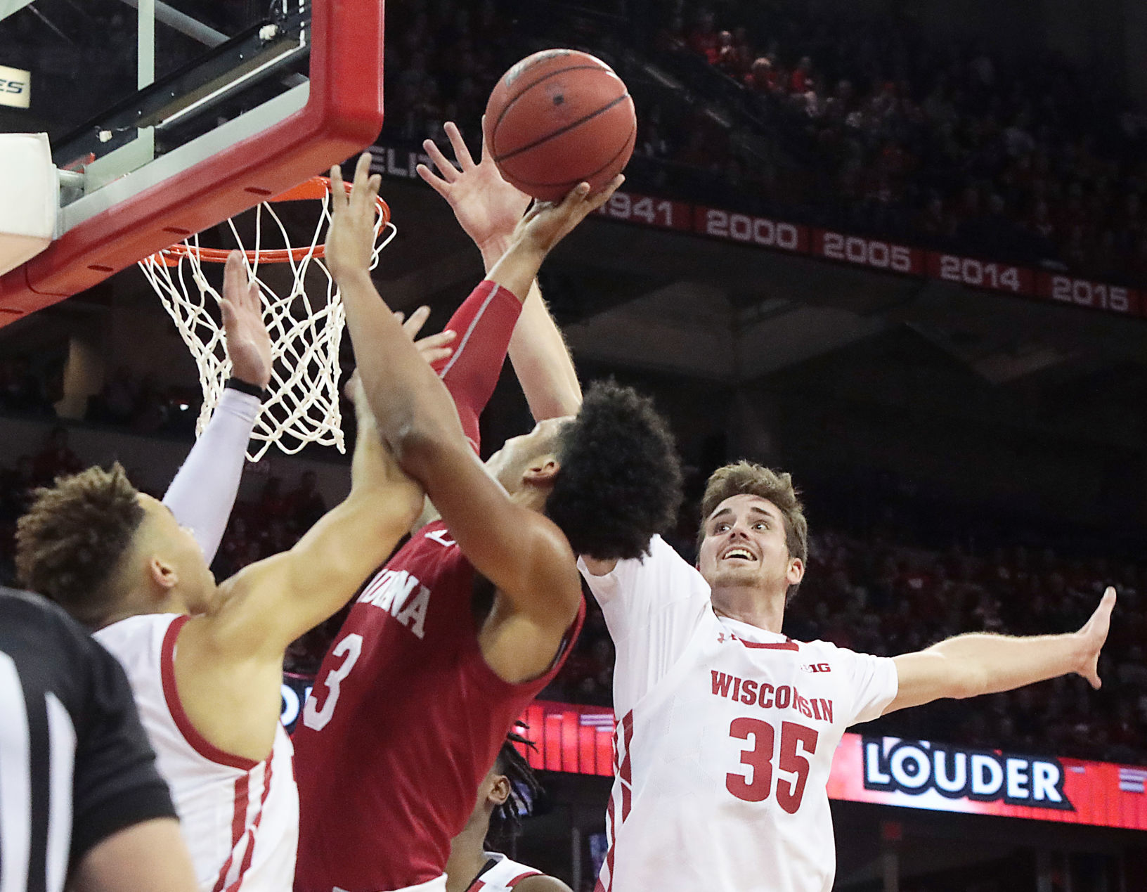 Badgers 84, Hoosiers 64